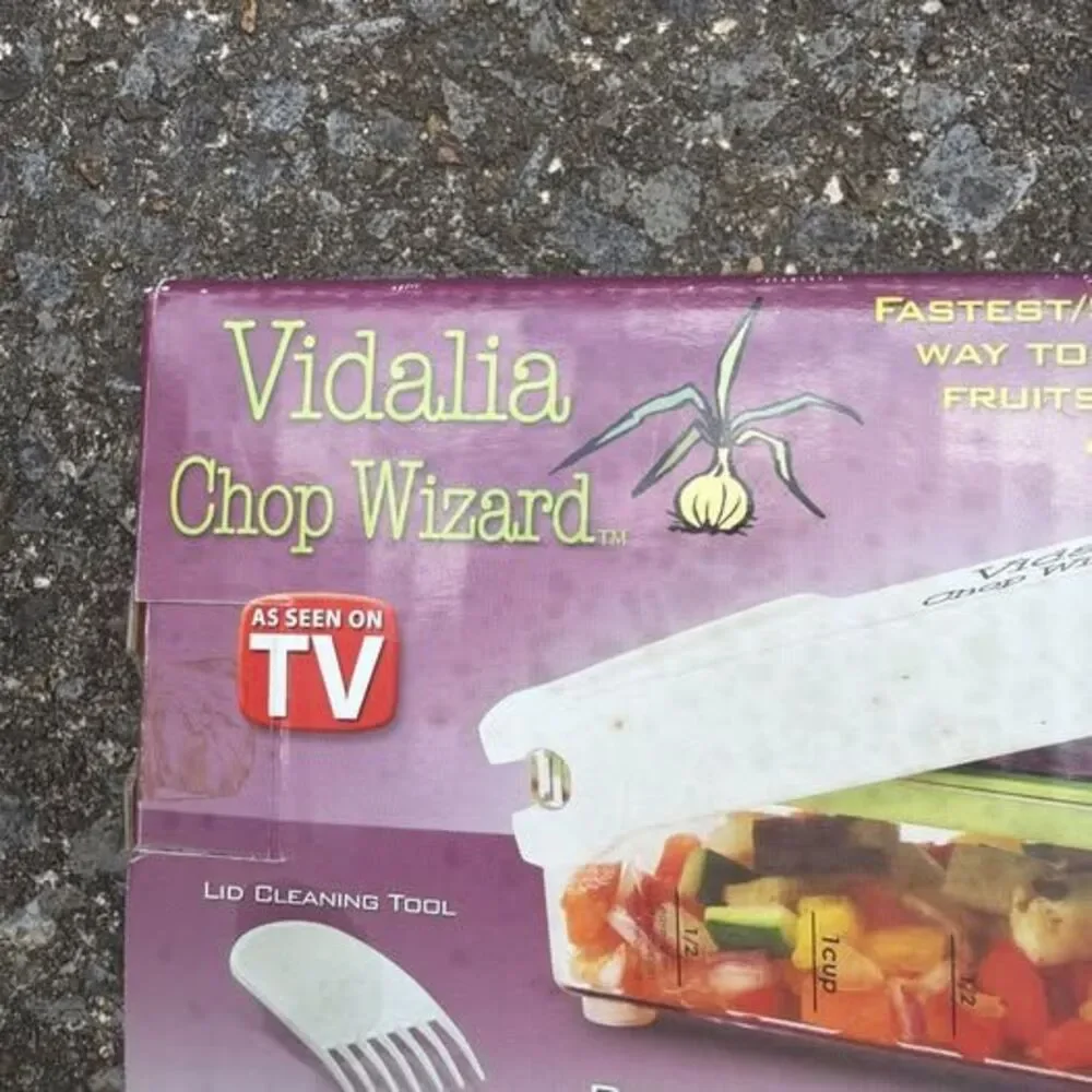 Vidalia Chop Wizard with Bonus Dicer Blade, As Seen On TV, Brand New and Sealed